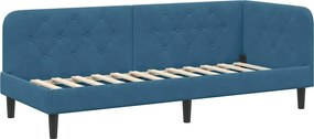 vidaXL Κρεβάτι Γωνίας Μπλε 80 x 200 cm Βελούδο