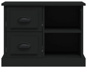 vidaXL Κομοδίνο Μαύρο 60 x 35,5 x 45 εκ.