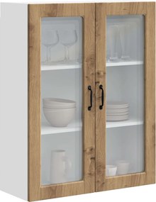 vidaXL Ραφιέρα τοίχου PORTO Artisan Δρυς 80 x 31 x 100 εκ.