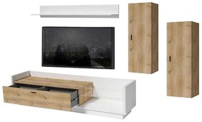 Σύνθεση Talina (Σετ 4Τμχ) Talina_36 270x175x48cm Oak-White