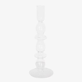 Κηροπήγιο 00.03.32560 Φ9x25cm Clear Glass