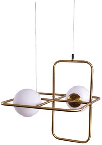 SE 133-2PS ATHEN PENDANT LAMP BRUSHED BRASS 1A4