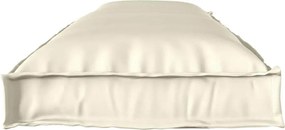 vidaXL Σετ Μαξιλαριών Πάγου 2 pcs Κρεμ 150 x 40 x 8 εκ.