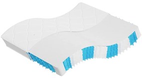 vidaXL Στρώμα με Pocket Springs Μεσαία Σκληρότητα 160 x 200 εκ.
