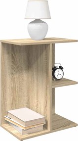 vidaXL Κομοδίνα 2 τεμ. Sonoma Δρυς 46,5x29x61 εκ. Επεξεργασμένο Ξύλο