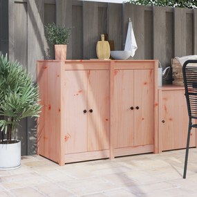 vidaXL Υπαίθριες Πόρτες Κουζίνας 2 τεμ 50x9x82 εκ Μασίφ Ξύλο Douglas Fir