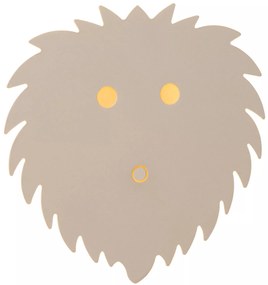 Φωτιστικό Επίτοιχο Lucide 44204-08-38 CHARLIE Μπεζ/Κρεμ (Beige/Creme)|Μαύρο Ματ (Black Mat) 2700 K