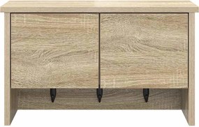vidaXL Τοίχου Κρεμάστρα Δρύς Sonoma 50 x 20 x 30 εκ.