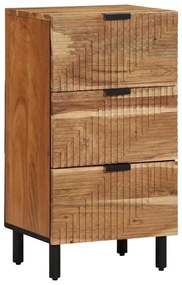 vidaXL Συρταριέρα με ράφι Καφέ 40 x 33 x 75 εκ. Μασίφ ξύλο ακακίας
