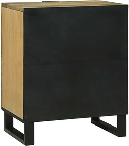 vidaXL Κομοδίνο Φυσικό 50 x 33 x 60 εκ Επεξεργασμένο Ξύλο