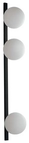 Φωτιστικό Τοίχου - Απλίκα I-Enoire-AP3 Black-White Luce Ambiente Design Metal, Glass