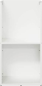 vidaXL Ράφι Καυσόξυλων Λευκό 40x30x80 εκ. Χάλυβας ψυχρής έλασης