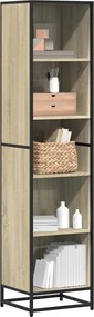 vidaXL Βιβλιοθήκη Χρώμα Sonoma Δρυς 40x35x170,5 εκ. Μοριοσανίδα
