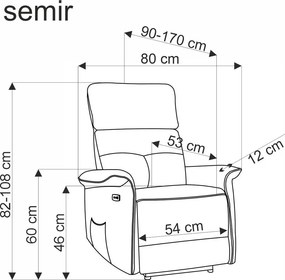 Πολυθρόνα Semi-Mple