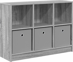 vidaXL Πλαϊνό γραφείο Γκρίζο Σονομα 88,5 x 27,5 x 63,5 εκ