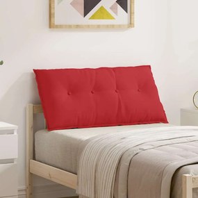 vidaXL Μαξιλάρι Πλάτης Κόκκινο 100 x 19 x 50 εκ ύφασμα