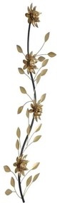 Διακοσμητικό Τοίχου Κλαδί Με Λουλούδι Chikuma 426014 30x4x98,5cm Gold-Black Eglo Ατσάλι
