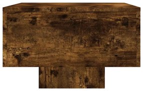 vidaXL Τραπεζάκι Σαλονιού Καπνιστή Δρυς 100x49,5x31 εκ. Επεξεργ. Ξύλο
