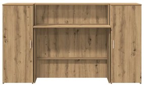 vidaXL Γραφείο υποδοχής 180x50x103,5 εκ. Επεξεργασμένο Ξύλο