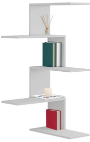 ΕΠΙΤΟΙΧΙΑ ΡΑΦΙΕΡΑ RORY ΜΕΛΑΜΙΝΗ ΣΕ ΛΕΥΚΟ 22x51,5x109Υ εκ.