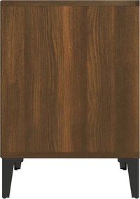 vidaXL Κομοδίνα 2 τεμ. Καφέ Δρυς 40 x 35 x 50 εκ.