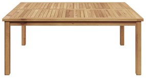 vidaXL Τραπεζάκι σαλονιού Καφέ 110 x 110 x 45 cm Μασίφ ξύλο teak