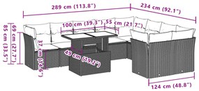 ΣΕΤ ΚΑΝΑΠΕ ΚΗΠΟΥ 10 ΤΕΜ. ΜΠΕΖ ΣΥΝΘΕΤΙΚΟ ΡΑΤΑΝ ΜΕ ΜΑΞΙΛΑΡΙΑ 3266838