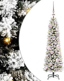 vidaXL Τεχνητό Χριστουγεννιάτικο Δέντρο με 150 LED Λευκό 120 cm