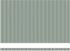 vidaXL Σκηνίτσα Αναδιπλούμενη Πράσινο και λευκό 500 x 350 εκ ύφασμα