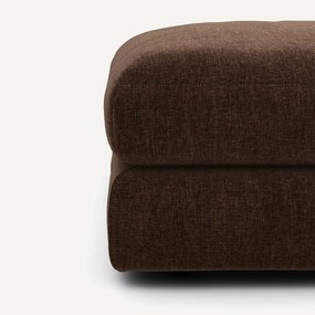 Σκαμπό ποδιών από βελούδινο chenille ύφασμα, Skander