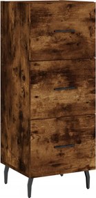 vidaXL Ντουλάπι Καπνιστή δρυς 34,5x34x180 εκ. από Επεξεργασμένο Ξύλο