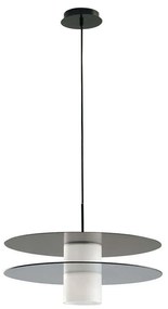 Φωτιστικό Οροφής I-Record-S50 NER Black Luce Ambiente Design Metal, Glass