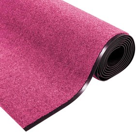 vidaXL Χαλάκι Εξώπορτας Ροζ και Μαύρο 120 x 400 cm Πολυαμίδιο και PVC