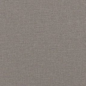 vidaXL Καναπές Διθέσιος Taupe 120 εκ. Υφασμάτινος
