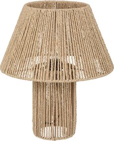 Επιτραπέζιο φωτιστικό Lilo pakoworld φυσικό Φ32x38εκ