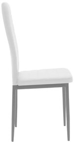 Σετ Τραπεζαρίας Julita - Parker 3 τεμ Mdf Λευκό με Φυσικά Πόδια Φ60x73εκ. 60x60x73 εκ.