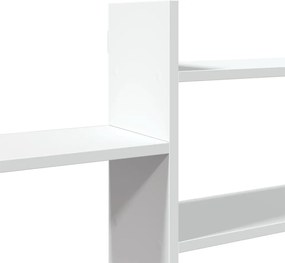 vidaXL Ράφι Τοίχου Λευκό 167,5x18x68 εκ. από Επεξεργασμένο Ξύλο