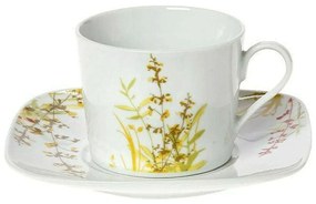 Φλυτζάνι Καφέ Amaryllis 25.963.17 Multi Cryspo Trio Πορσελάνη
