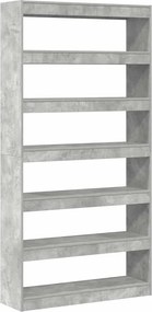 vidaXL Βιβλιοθήκη 6 επιπέδων 100 x 30 x 198 εκ. Επεξεργασμένο Ξύλο