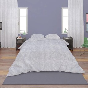 Σεντόνια Premium Shadow 621 (Σετ 4τμχ) Light Grey DimCol Queen Size 240x270cm 100% Βαμβάκι