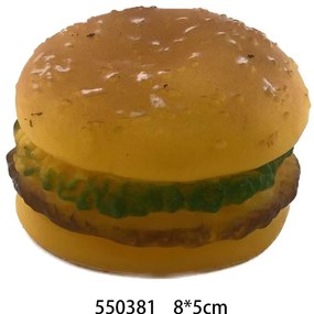Παιχνίδι σκύλου Latex Burger - 8x5cm - 12pcs - 550381
