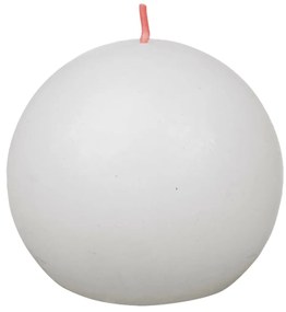 Bolsius Κεριά Σφαίρα Ρουστίκ Shine 6 τεμ. Θολό Λευκό 76x71 χιλ.