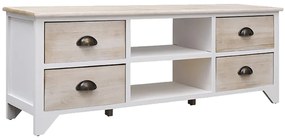 vidaXL Έπιπλο Τηλεόρασης 108 x 30 x 40 εκ. από Μασίφ Ξύλο Παυλώνιας