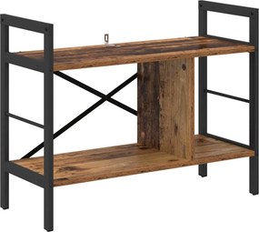 vidaXL Ράφι Βιβλίων 3 επιπέδων 75 x 30 x 58,5 εκ. Επεξεργασμένο Ξύλο