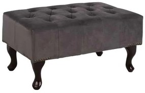 ΤΑΜΠΟΥΡΕ ΥΠΟΠΟΔΙΟ HM226.10 ΓΚΡΙ ΒΕΛΟΥΔΟ T.CHESTERFIELD EMMA 80x46x42Y εκ.