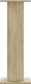 vidaXL Βάσεις Φυτών 2 Τεμ. Sonoma Δρυς 30x30x80 εκ. Επεξεργασμένο Ξύλο