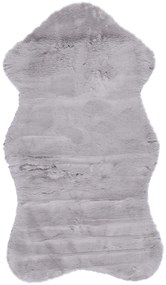 Χαλί Lapin Skin 9 Animal Shape Light Grey Βιοκαρπέτ 60X220cm