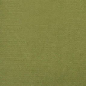 vidaXL Σκαμπό με Ξύλινα Πόδια Ανοιχτό Πράσινο Βελούδινο