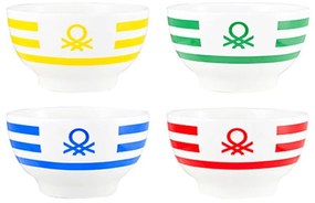 Μπωλ Δημητριακών (Σετ 2Τμχ) 20.21.0501 Bone Multi Benetton Bone China