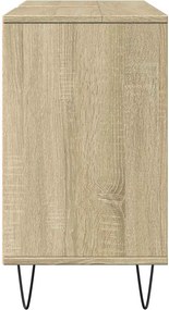 vidaXL Ντουλάπι Μπάνιου Sonoma Δρυς 80 x 33 x 60 εκ. από Επεξεργ. Ξύλο